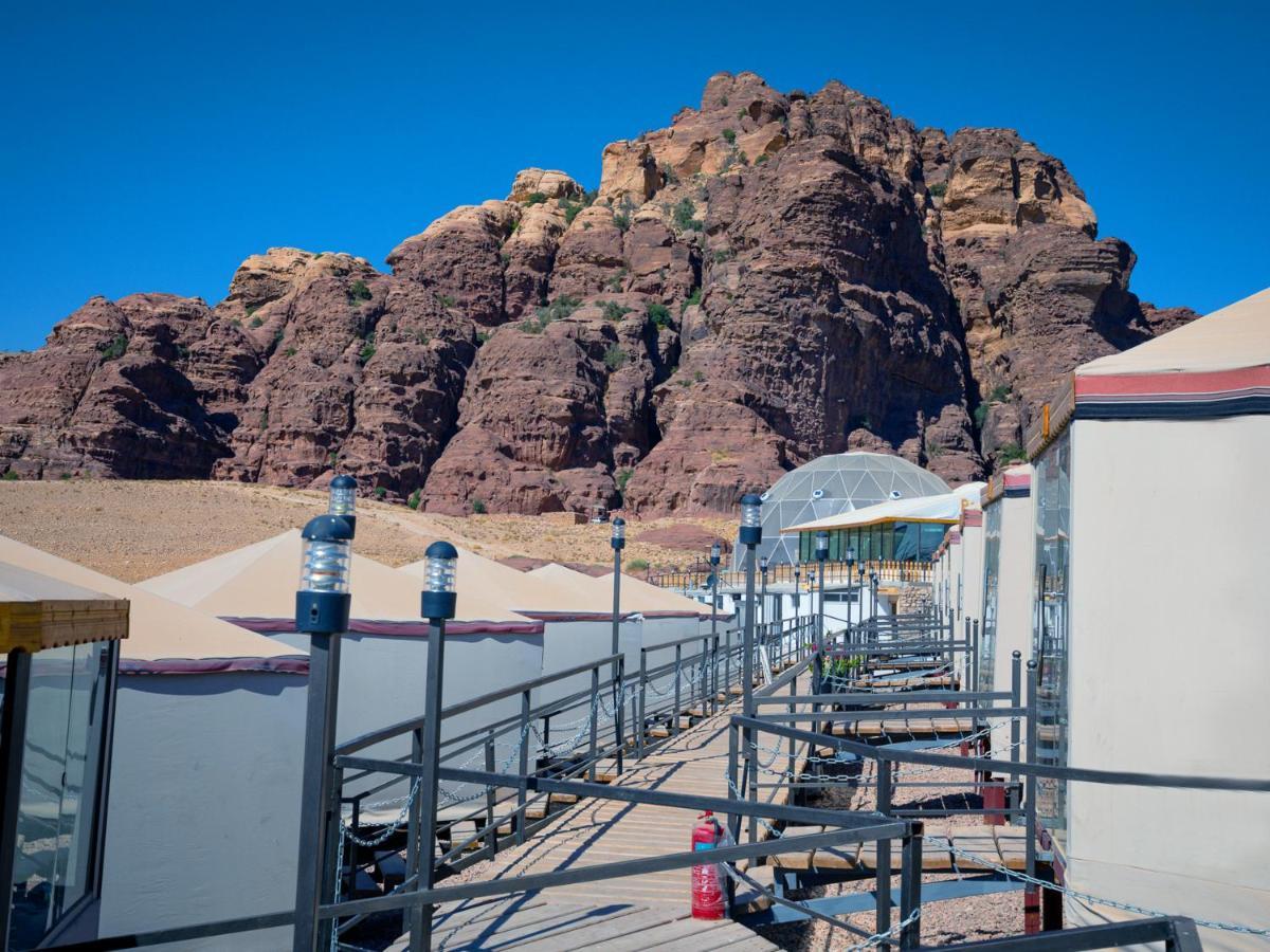 The Rock Camp Petra Hotell Wadi Musa Eksteriør bilde