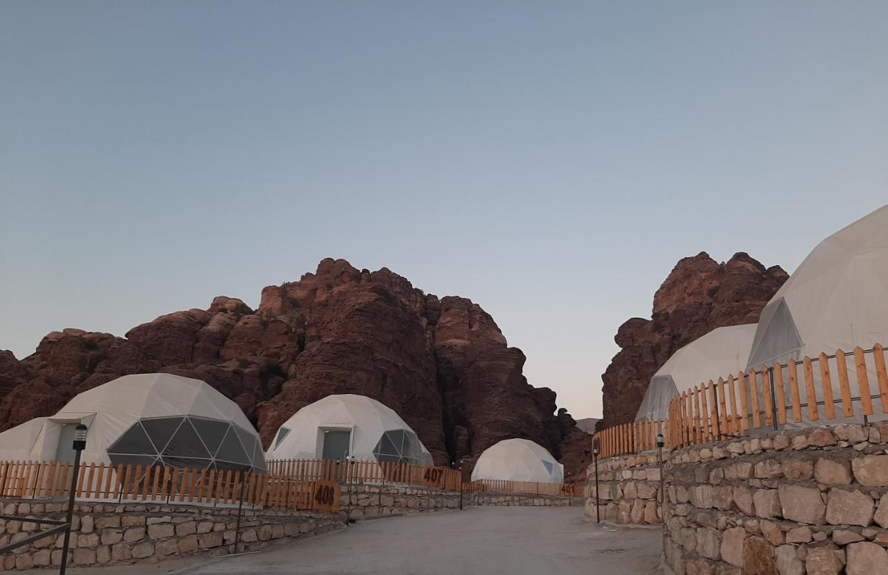 The Rock Camp Petra Hotell Wadi Musa Eksteriør bilde