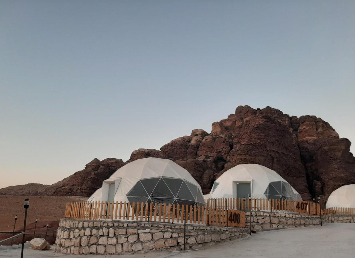 The Rock Camp Petra Hotell Wadi Musa Eksteriør bilde